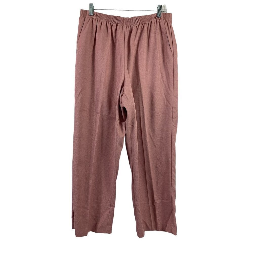 Alfred Dunner Women's Roseland Lodge Rose Pants